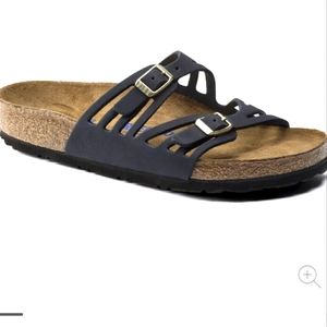 BIRKENSTOCK Granada Soft Footbed Black Sandals